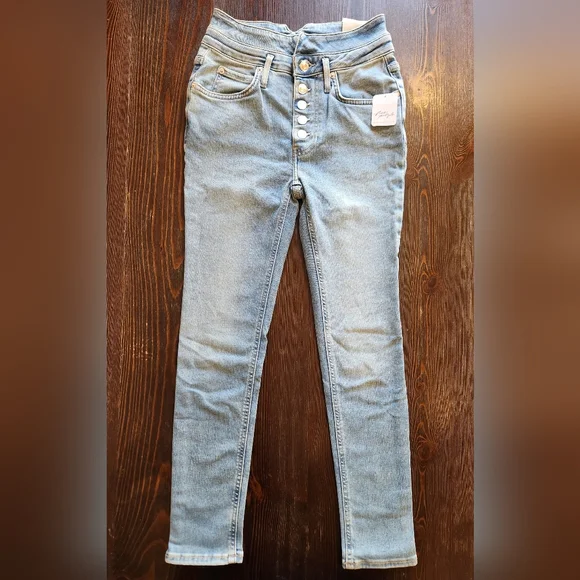 We The Free 'Skyline' High Rise Skinny Jean size25 Hayley Blue - Picture 6 of 12